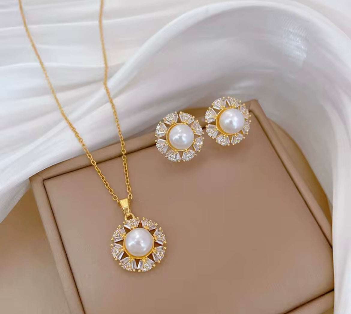 Golden Pearl Sunflower Set #2